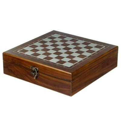 Игровой набор 3 в 1 (шахматы, карты, домино) 8718-001