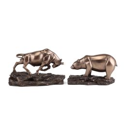 Набор статуэток "Бык и медведь" (10см) 77487Y1 Набор статуэток "Бык и медведь" (10см) 77487Y1