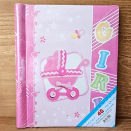 Альбом для фотографий на 40 магнитных страниц розовый Альбом для фотографий на 40 магнитных страниц розовый