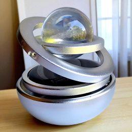 Ароматизатор в машину Левитирующие кольца, silver Ароматизатор в машину Левитирующие кольца, silver