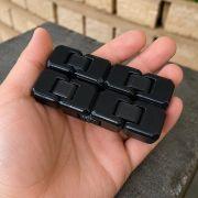 Бесконечный куб Infinity Cube фиджет антистресс 3D, черный