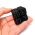 Бесконечный куб Infinity Cube фиджет антистресс 3D, черный соты