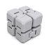 Бесконечный куб Infinity Cube фиджет антистресс 3D, серый