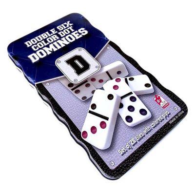Домино Double Six Color Dot