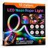 LED неон 10 м RGB IC гибкая неоновая лента USB 5V IP68 с управлением через приложение