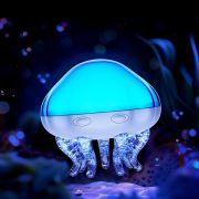 Проектор звездного неба Jellyfish Lamp лазерный RGB ночник с Bluetooth, белый шум, пульт, таймер 45/90 мин, USB