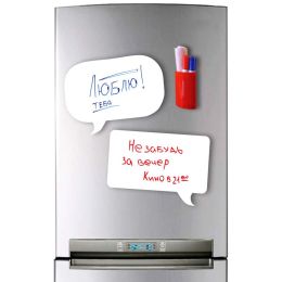 Магнитная доска на холодильник 2 в 1 (маркерная чат)