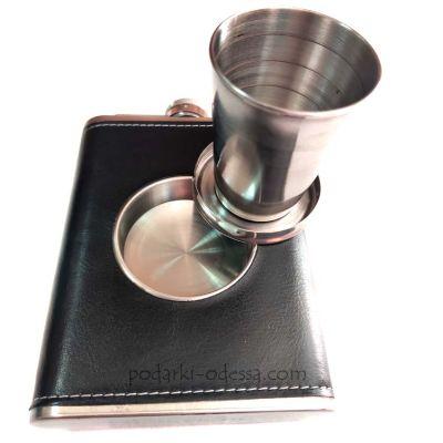 Фляга 2 в 1 (со складным стаканчиком)