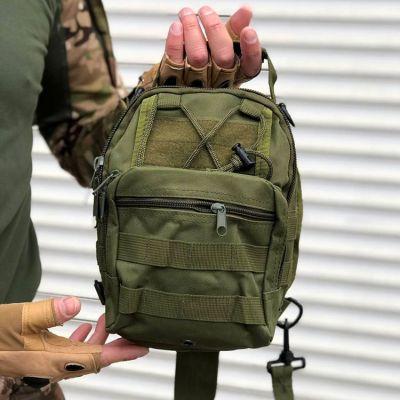 Тактическая сумка через плечо X-TACTICAL 50426 хаки