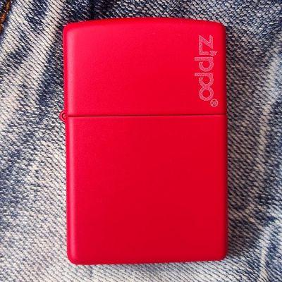 Запальничка Zippo 233ZL Red Matte Запальничка Zippo 233ZL Red Matte