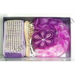 Банный набор фиолетовый