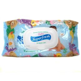 Влажные салфетки детские Superfresh 72 шт