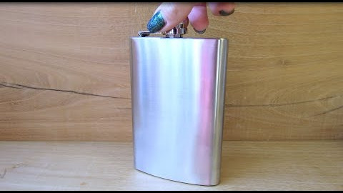 Фляга Под Гравировку (Видео обзор) podarki-odessa.com