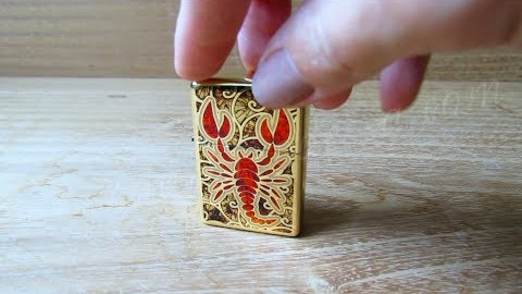 Зажигалка Zippo 29096 Scorpion Shell (Видео обзор) podarki-odessa.com