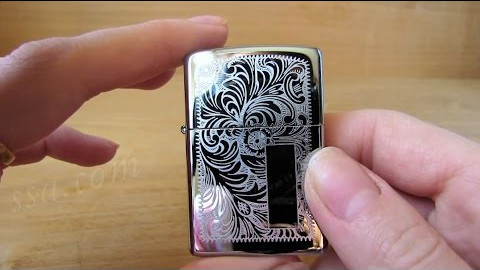 Зажигалка Zippo 352 Regular Venetian (Видео обзор) podarki-odessa.com